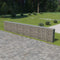 vidaXL - Schanskorfmuur - met - deksels - 600x30x100 - cm - gegalvaniseerd - staal