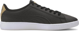 PUMA Vikky v2 Sig - Dames Sneakers - Imitatieleer - Puma Black-Puma Black-Gold - Maat 40