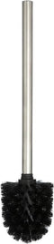 WC-/toiletborstel met houder rond RVS met klep deksel 39 cm