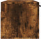 vidaXL - Wandkast - 100x36,5x35 - cm - bewerkt - hout - gerookt - eikenkleurig
