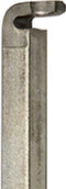 Nemef 7-150cm - Staaf voor krukespagnolet - Verzinkt - 9x9mm - lengte 150 cm