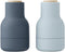 Audo Copenhagen Bottle Grinder Small Peper- En Zoutmolen Set Van 2 Blues