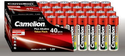 Camelion 11104006 Plus Alkaline - Batterijen LR06 AA - 2700mAh - Geel (40 stuks)