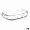 Serveerschaal Vivalto T3-38 Transparant Borosilicaatglas 3,8 L 38 x 6,5 x 25,4 cm Met handvatten...