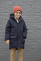 SevenOneSeven Jamie - Jongens Jas - Parka met capuchon en bedrukte voering - Maat 98/104