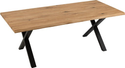 J-Line tafel Poten Kruis - staal - zwart