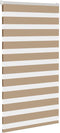 vidaXL - Zebra - Blind - 85x100 - cm - stofbreedte - 80,9 - cm - polyester - zandbruin