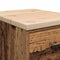 vidaXL - Garagekast - 40x51x85 - cm - massief - grenenhout - oud - hout