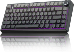 Epomaker x Aula F75 - Mechanisch Toetsenbord - 75% Indeling RGB Verlichting - Zwart/Grijs