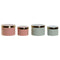 Doos-Juwelenkistje DKD Home Decor Groen Koraal Ijzer 13 x 13 x 9 cm (2 Onderdelen) (2 Stuks)