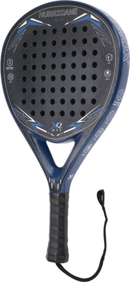 Padelracket Hurricane 4.0 - Druppelvorm - Zwart & Blauwadelracket Hurricane 4.0 - Druppelvorm - Zwart & Blauw