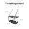Dubbellaagse Raamhangmat - Met Zuignappen - 20kg draaggewicht - Zwart (2 stuks)
