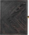 Richmond Interiors Nachtkastje Blackbone gold 1-lade (Black rustic)