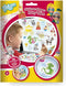 Totum - Sprookjes raamstickers - 55 verplaatsbare stickers inclusief speelachtergrond - multicolor (55 stuks)