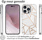 imoshion Hoesje Geschikt voor iPhone 14 Pro Hoesje Siliconen - imoshion Design hoesje - Wit / White Graphic