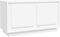 vidaXL - Tv-meubel - 80x35x45 - cm - bewerkt - hout - wit