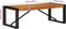 vidaXL - Salontafel - 100x50x35 - cm - massief - acaciahout