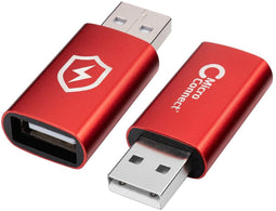 Microconnect MC-AAADAP-SC - USB A Mannelijk naar USB A Vrouwelijk - Aluminium - Rood