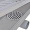 vidaXL - Doucheafvoer - rechthoekig - golf - 530x140 - mm - roestvrij - staal