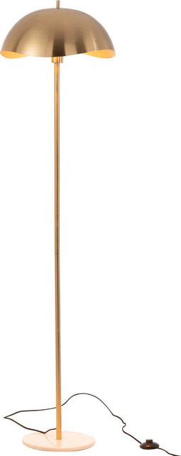 J-Line vloerlamp - metaal/marmer - goud