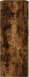 vidaXL - Wandkast - 69,5x34x90 - cm - bewerkt - hout - gerookt - eikenkleurig