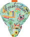 BikeCap Zadelhoes Get Lost Amsterdam | Fietszadelhoes - Fietszadeldek - Stof en waterafstotend