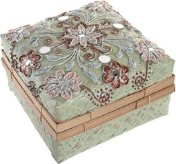 Basket spelset DKD Home Decor Bamboe Boho (29 x 29 x 22 cm)