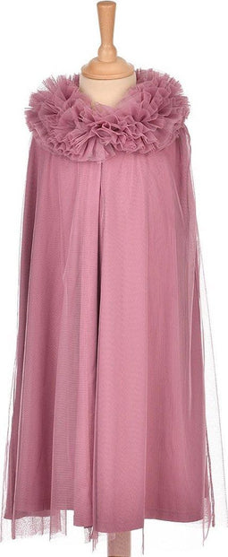 Byastrup Kindercape Tule Maat 98-110 Paars