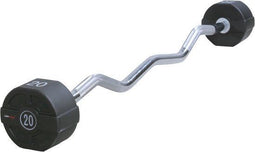 Lifemaxx PU EZ Curl Halterstang - 40 kg - Polyurethaan