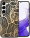 iMoshion Hoesje Geschikt voor Samsung Galaxy S23 Hoesje Siliconen - iMoshion Design hoesje - Goud / Golden Leaves