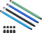 4 stuks - Stylus touchscreen pennetjes - Gemixte kleuren