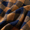 vidaXL - Kinderoverhemd - geruit - 128 - cognackleurig - en - blauw