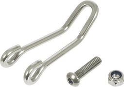 Bumm koplamphaak zilver RVS lang 60/18mm 474DLPB