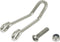 Bumm koplamphaak zilver RVS lang 60/18mm 474DLPB