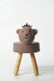 Kruk Crochetts Bruin 34 x 55 x 34 cm Beer