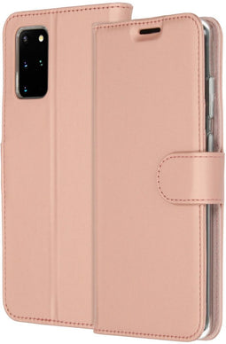 Accezz Galaxy S20 Plus - Wallet Softcase Booktype - 3 Pashouders - Rosé Goud