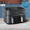 Philips 3000 Series - Dual Airfryer - 9L - Dubbele Mand - Zwart/Zilver