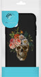 iMoshion Hoesje Geschikt voor Samsung Galaxy S23 Hoesje Siliconen - iMoshion Design hoesje - Meerkleurig / Flower Skull