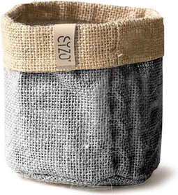 Sizo Waterdichte Plantenzak Van Jute 15 Cm Grijs