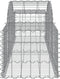 vidaXL - Schanskorven - 12 - st - gewelfd - 200x50x40/60 - cm - gegalvaniseerd - ijzer