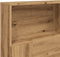 vidaXL - Hoofdbordkast - 160x19x103,5cm - bewerkt - hout - artisanaal - eikenkleur