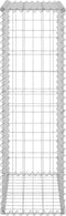 vidaXL - Schanskorfmuur - met - deksels - 900x30x100 - cm - gegalvaniseerd - staal