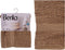 Berilo Handdoek 90 X 150 Cm Katoen Bruin