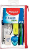 Maped examenset, 10 -delig, in transparant etui 12 stuks