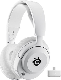 SteelSeries Arctis Nova 5 Wireless - Draadloze Gaming Headset - 100+ audio presets - 60 uur accuduur - Wit