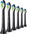 Philips Sonicare Optimal White W2 - Opzetborstels - Verwijdert tot 7x meer tandplak - Zwart (6 stuks)