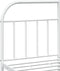 vidaXL - Bedframe - met - hoofd- - en - voeteneinde - metaal - wit - 150x200 - cm
