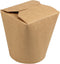 Biodore Bak | Kraftpapier + PLA | 900ml | 32oz | bruin | 500 stuks