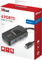 Trust Oila - USB 3.0 Hub - 4 Poorts USB Type C naar Type A - Zwart