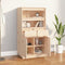 vidaXL - Hoge - kast - 60x40x116,5 - cm - massief - grenenhout